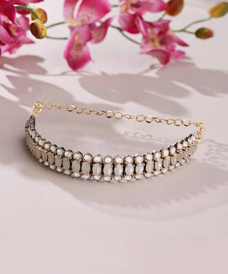 Antique Grey Choker Necklace 3