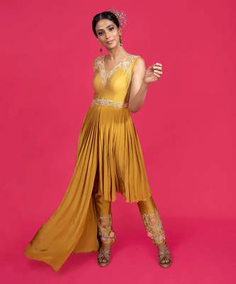 Mustard Pant Set 1