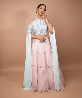 Crystal Embroidered Lehenga Set 1