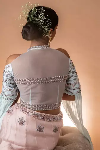 Crystal Embroidered Lehenga Set
