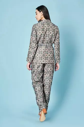 Teel Blue Pant Set