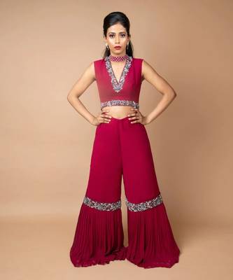 Burgundy Jumpsuit 2