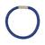 Blue Tap Grain Faux Leather Bracelet for Men