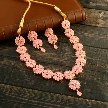 Pink necklaces 3