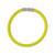 Neon Yellow Tap Grain Faux Leather Bracelet for Men