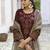 Brown embroidered net salwar
