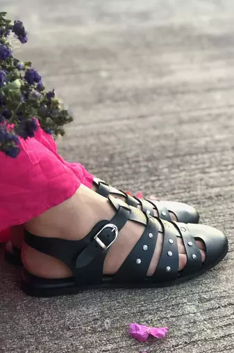 Fishermen Sandals In Black