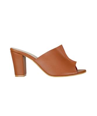 Sole Stories_Two Toned Mules In Tan 2