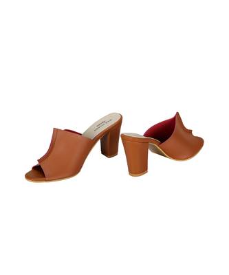 Sole Stories_Two Toned Mules In Tan 3