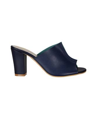 Sole Stories_Two Toned Mules In Blue 2