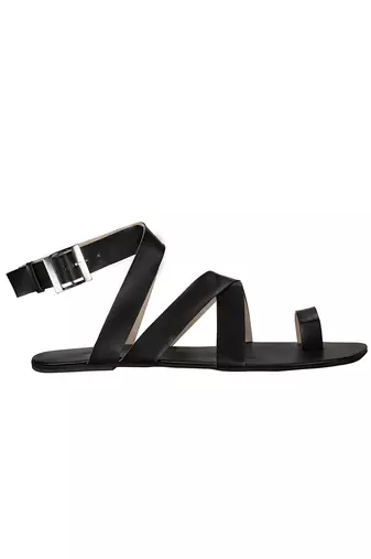 Sole Stories_Criss Cross Flats In Black
