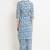 COTLAND FASHION Jaipuri Cotton Printed Straight Cotton Kurta With Pant (Set) For Women (Shades of Blue)