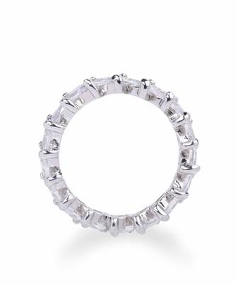 Marquise Shaped Eternity Diamond Band 1