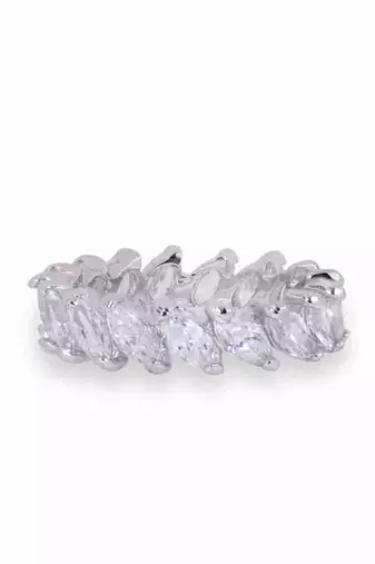 Marquise Shaped Eternity Diamond Band