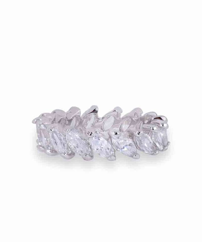Marquise Shaped Eternity Diamond Band