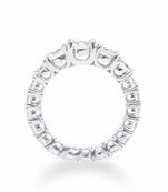 Graded Round Solitaire Eternity Band