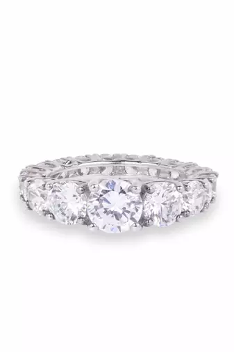 Graded Round Solitaire Eternity Band