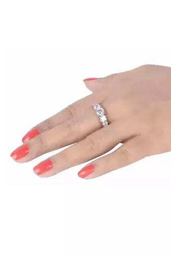 Graded Round Solitaire Eternity Band