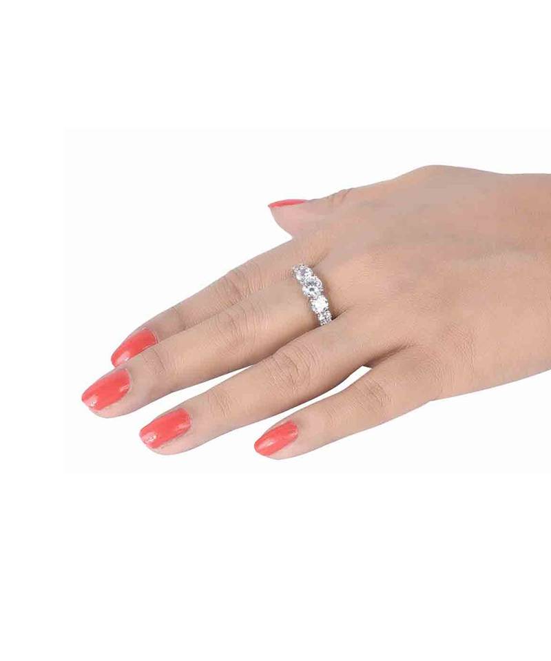 Graded Round Solitaire Eternity Band