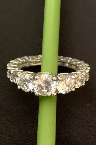 Graded Round Solitaire Eternity Band
