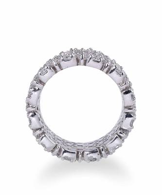 Zig Zag Diamond Eternity Band 1