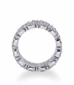 Zig Zag Diamond Eternity Band