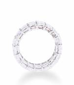 Emerald Cut Eternity Band