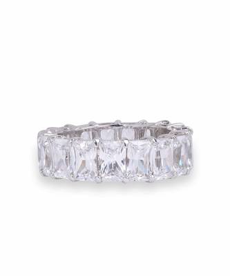 Emerald Cut Eternity Band 2