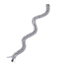 2 Row Round Solitaire Tennis Bracelet