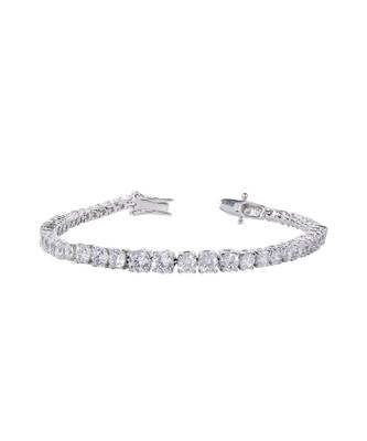 Graded Round Solitaire Tennis Bracelet 2