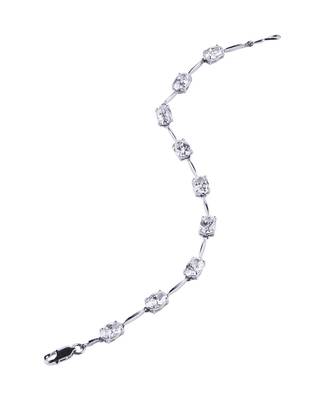 Oval Solitaire With Gap / Tennis Bracelet 1