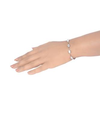 Oval Solitaire With Gap / Tennis Bracelet 3