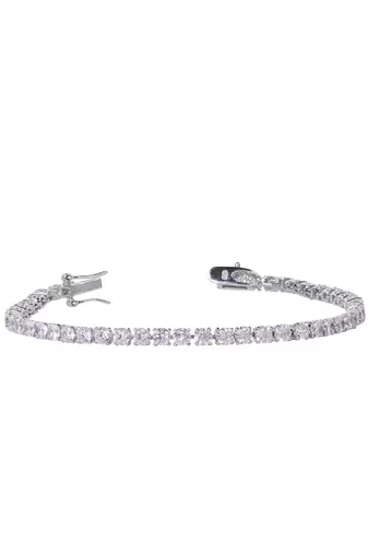 Equal Round Solitaire Tennis Bracelet