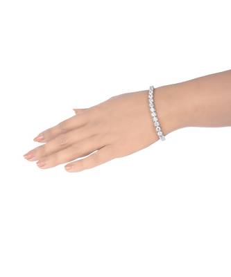 Equal Round Solitaire Tennis Bracelet 3