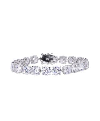 Equal Round Solitaire With Slight Gap / Tennis Bracelet 2