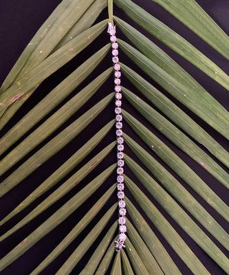 Equal Round Solitaire With Slight Gap / Tennis Bracelet 5