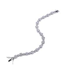 Big And Small Solitaire In Bazel Setting - Tennis Bracelet