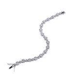 Big And Small Solitaire In Bazel Setting - Tennis Bracelet