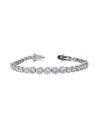 Graded Solitaire Tennis Bracelet In Bazel Setting 2