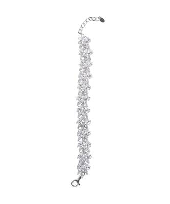 Clustered Diamond Tennis Bracelet 1