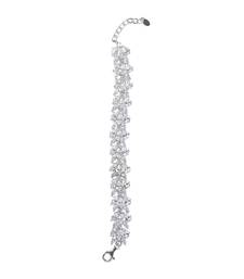 Clustered Diamond Tennis Bracelet
