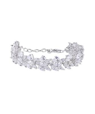 Clustered Diamond Tennis Bracelet 2