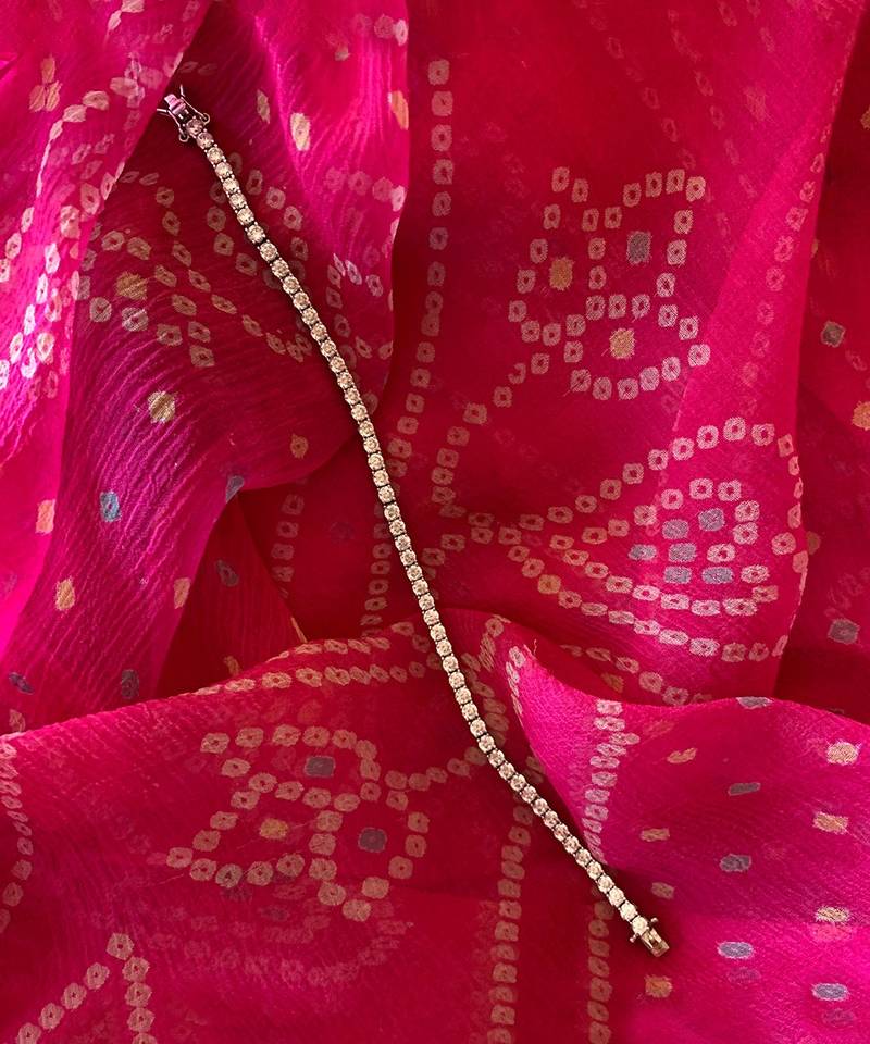 Very Small Solitaire Tennis Bracelet