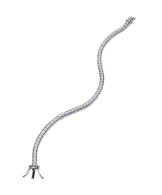 Princess Cut Solitaire Tennis Bracelet 1