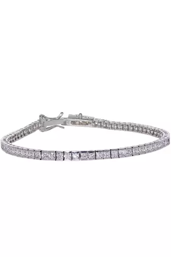 Princess Cut Solitaire Tennis Bracelet