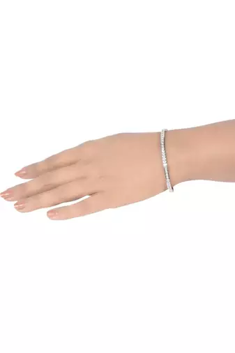 Princess Cut Solitaire Tennis Bracelet