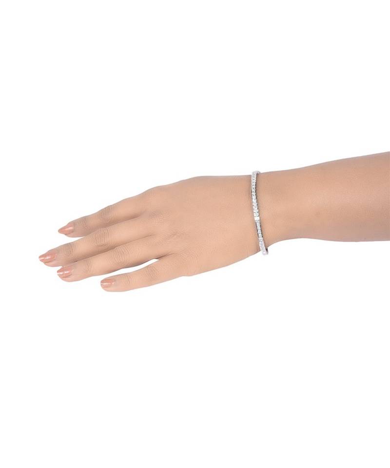 Princess Cut Solitaire Tennis Bracelet