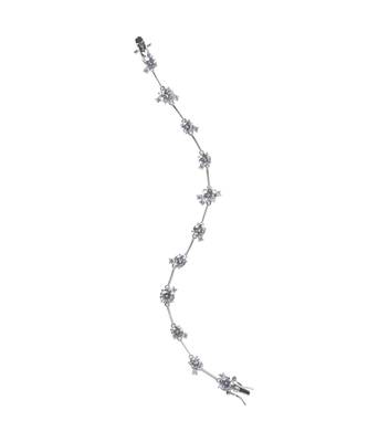 Round Solitaire With Small Stones Attached - Tennis Bracelet 1