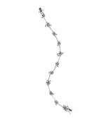 Round Solitaire With Small Stones Attached - Tennis Bracelet