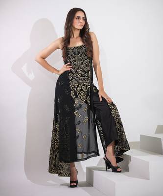 Haseena Kohl Black Co-Ord Set 1